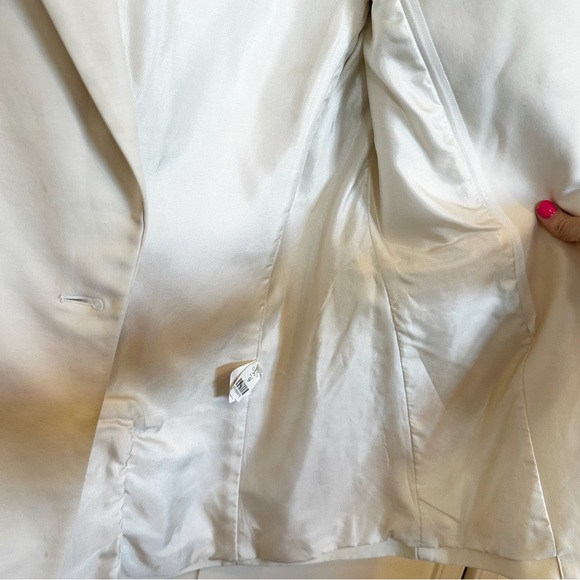 Veronica Beard Womens Ivory Suit Coat Blazer Classic Style Preppy Jacket Size 10 - Picture 6 of 11